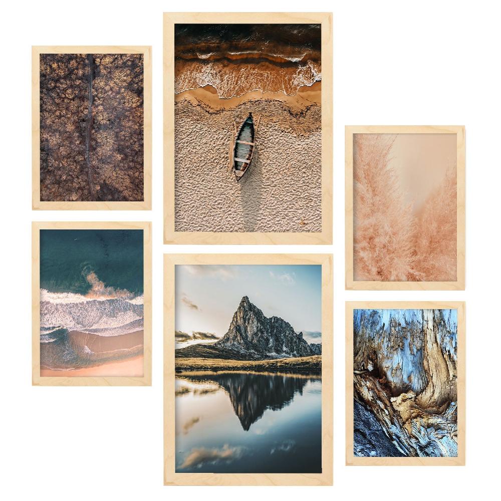nacnic Conjunto 6 Láminas de Paisajes Fotográficos de Croacia Descuento por venta flash
