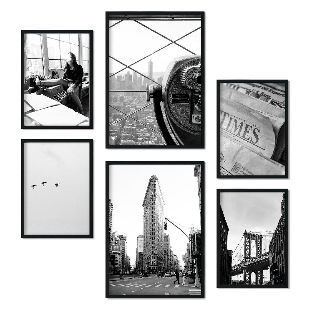 nacnic Láminas Decorativas Nueva York Blanco y Negro - Arte Fotográfico Minimalista y Moderna Outlet
