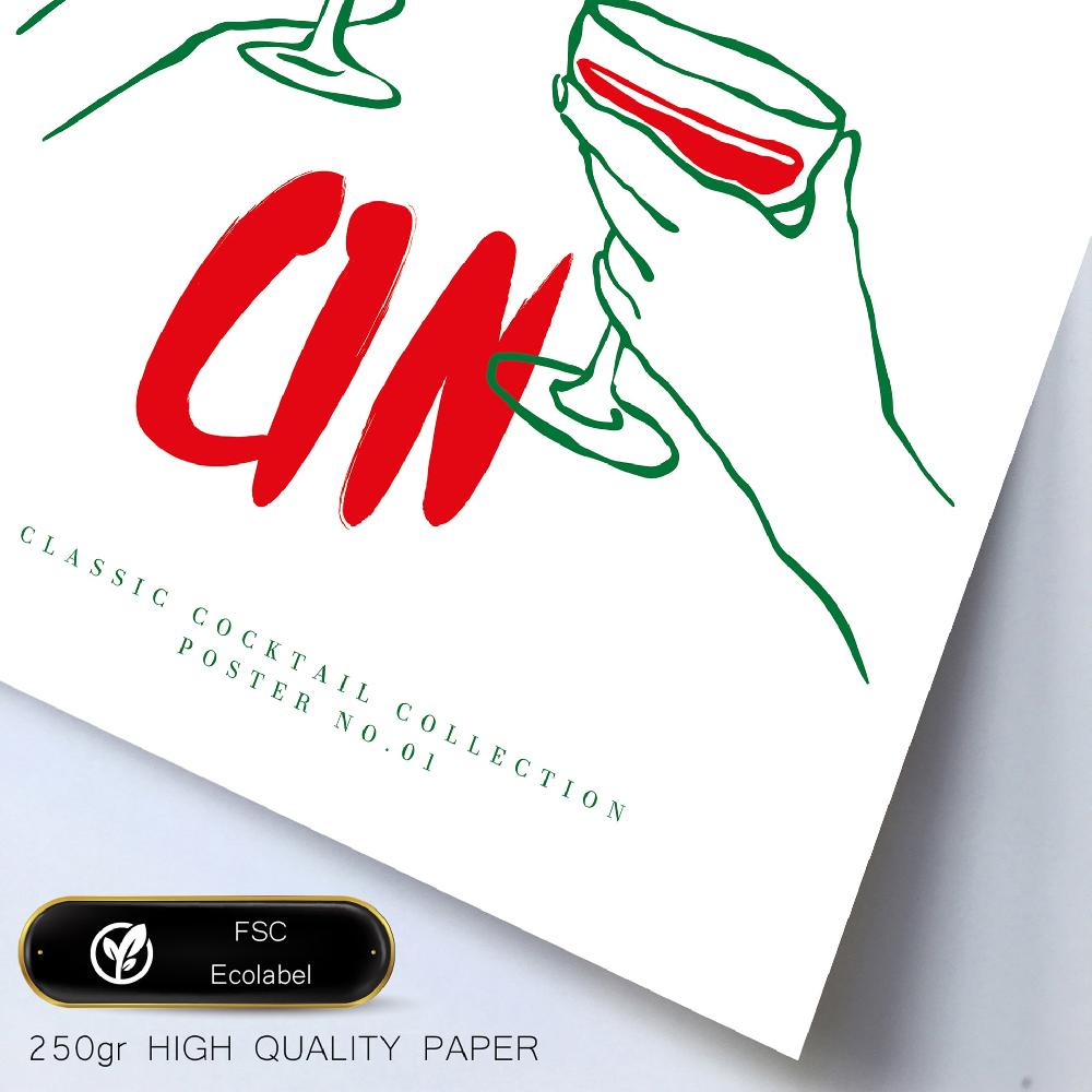 nacnic Ilustraciones de alimentos y comida estilo pop art tonos rosas Envío gratis
