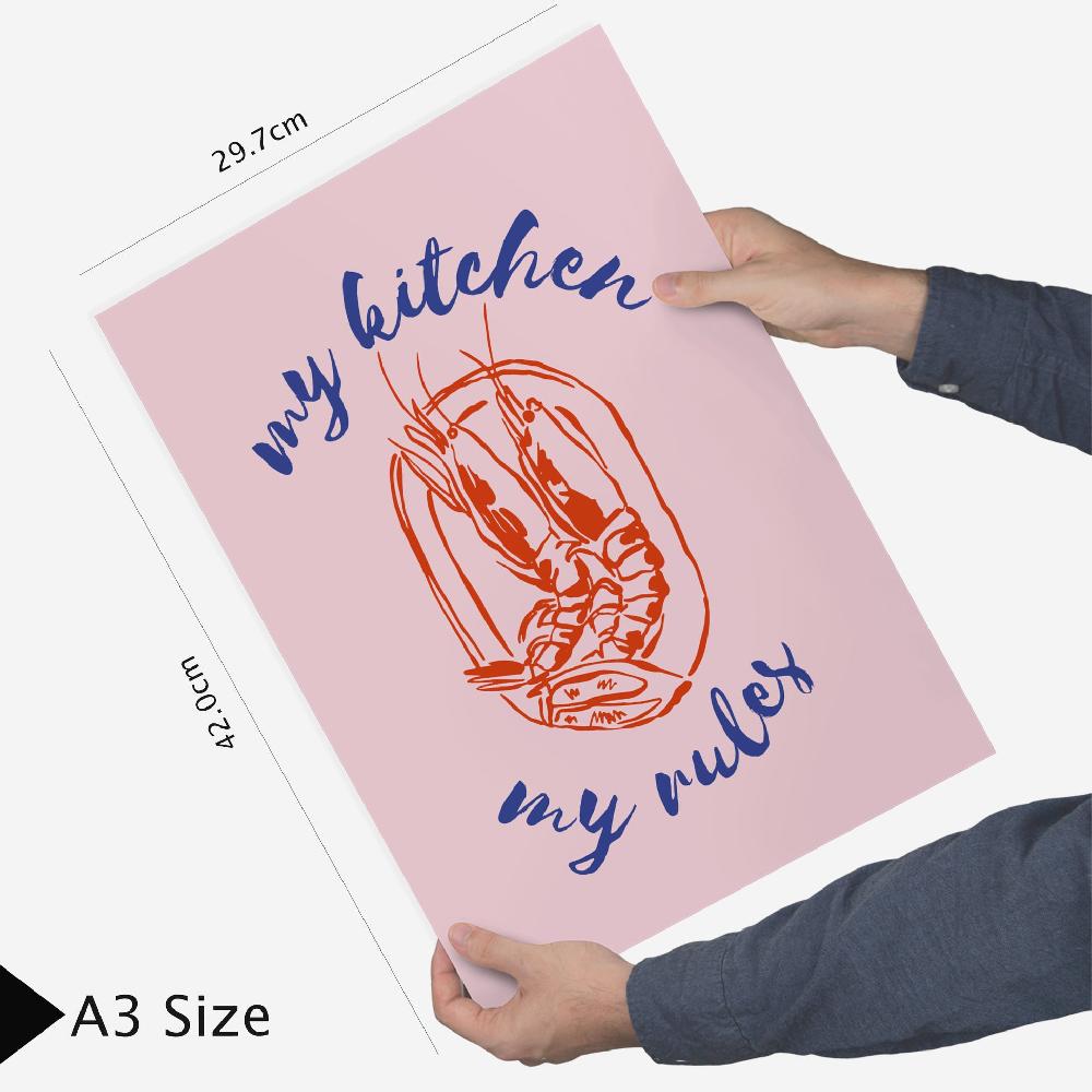 nacnic Ilustraciones de alimentos y comida estilo pop art tonos rosas Envío gratis