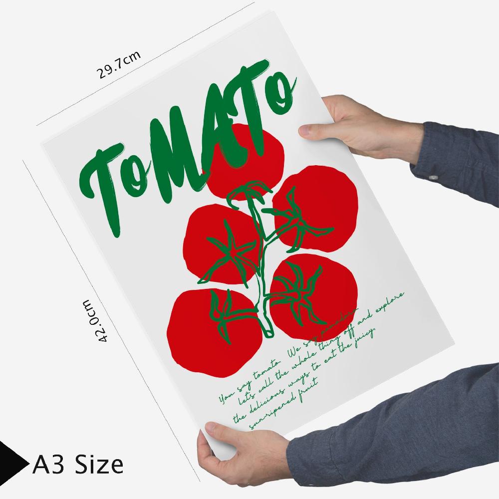 nacnic Ilustraciones de alimentos y comida estilo pop art tomate pasta y pizza Oferta especial