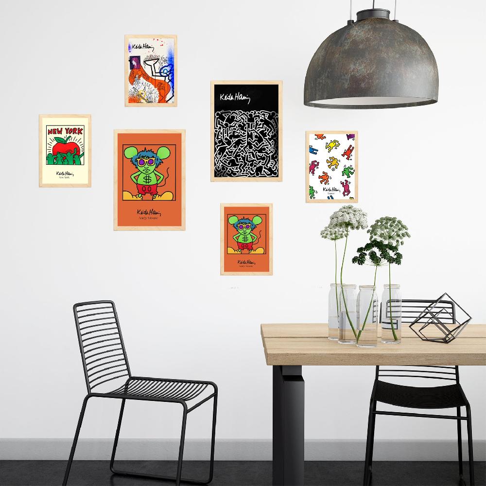 nacnic Iconic Keith Haring Pop Art ÚLTIMAS EDICIONES