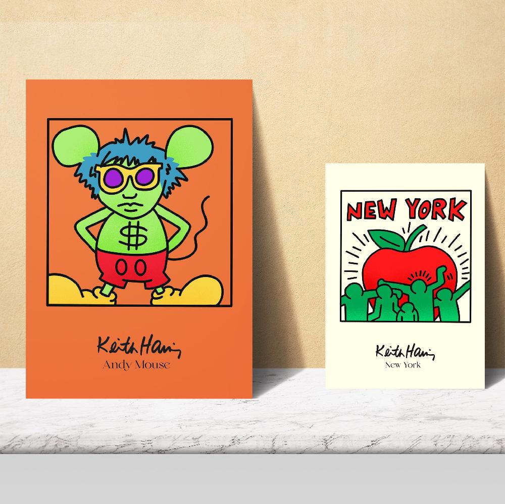 nacnic Iconic Keith Haring Pop Art ÚLTIMAS EDICIONES