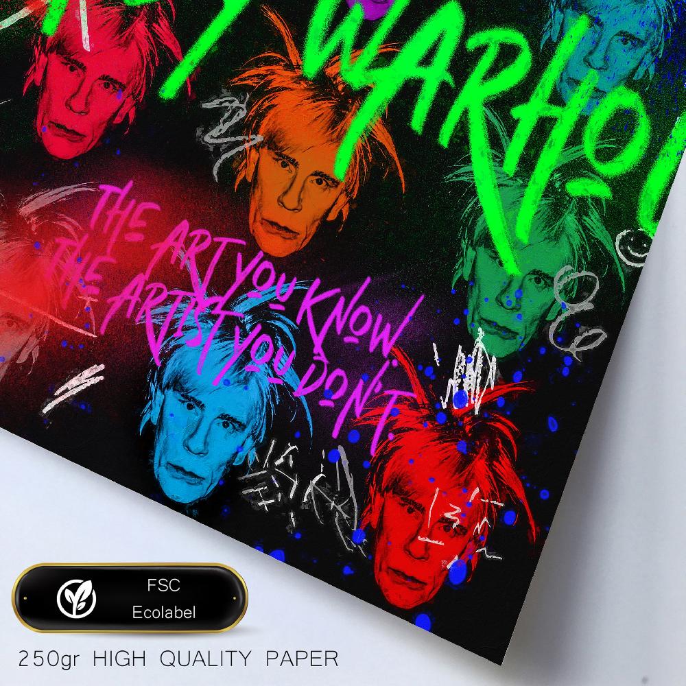 nacnic Iconic Andy Warhol Grafitti Pop Solo hoy