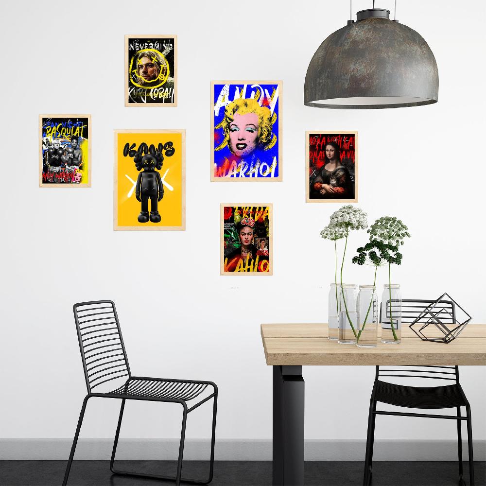 nacnic Lamina Pop Grafiti de Celebridades Iconicas Oferta especial de fábrica