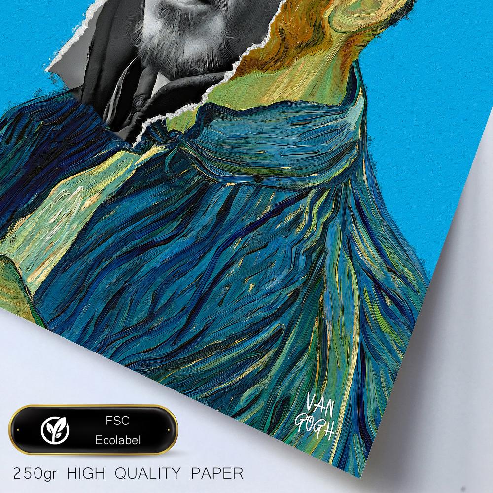nacnic Iconic Frida Van Gogh Pop Art Promoción trimestral
