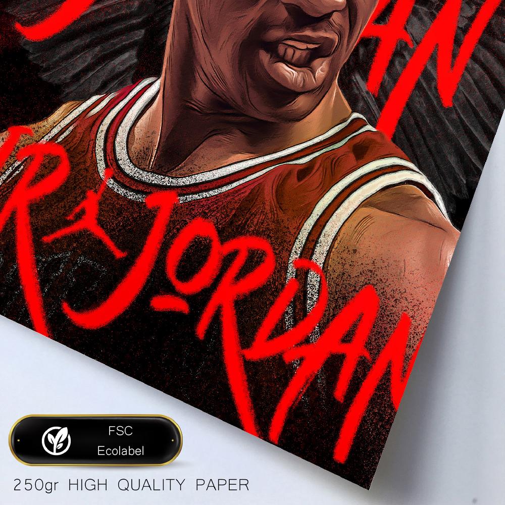 nacnic Iconic Jordan Grafiiti Red and Black Superdescuento