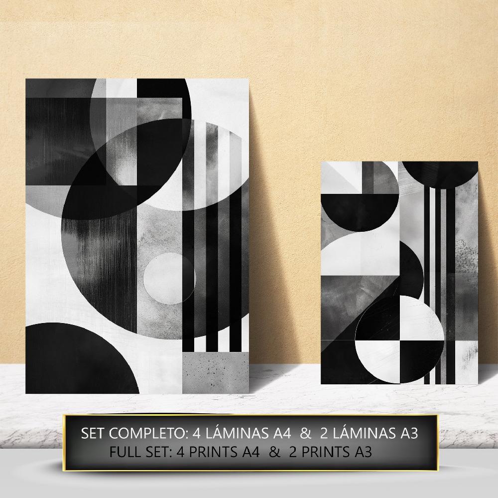 nacnic Bauhaus Blanco Negro Gris Precios de Black Friday