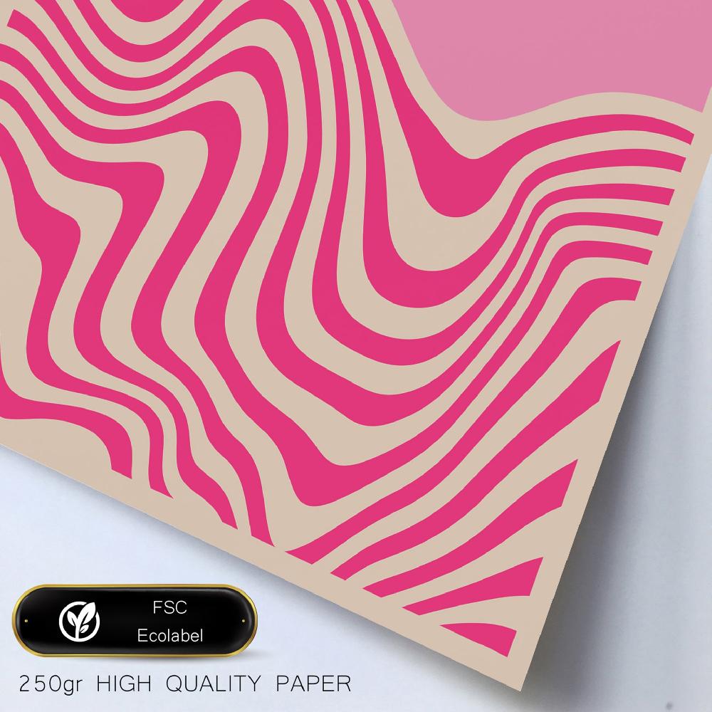 nacnic Geometrico Bauhaus colores viibrantes Rosa Fucsia Devoluciones gratuitas