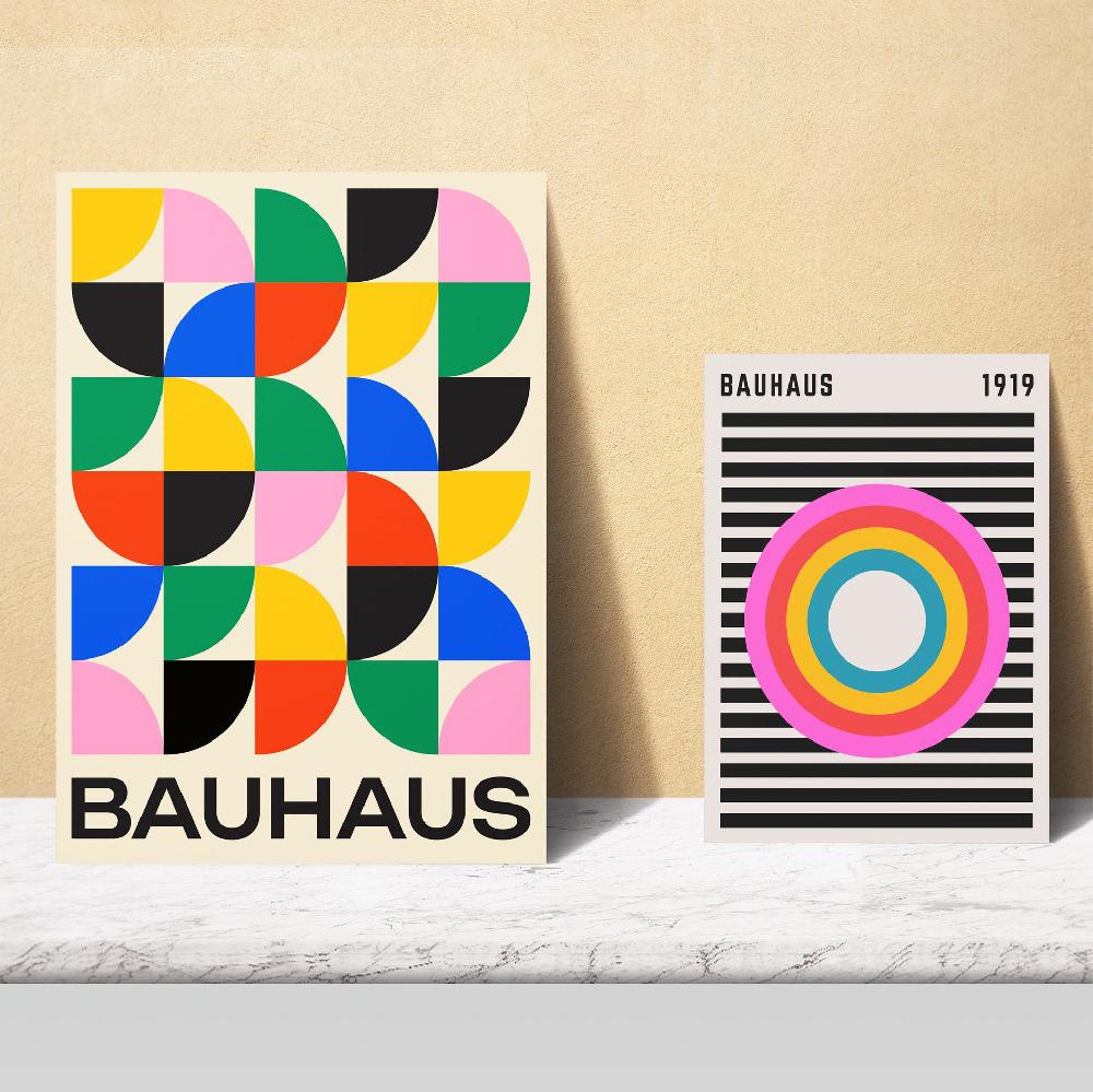 nacnic Formas Geometricas Bauhaus colores viibrantes 2025