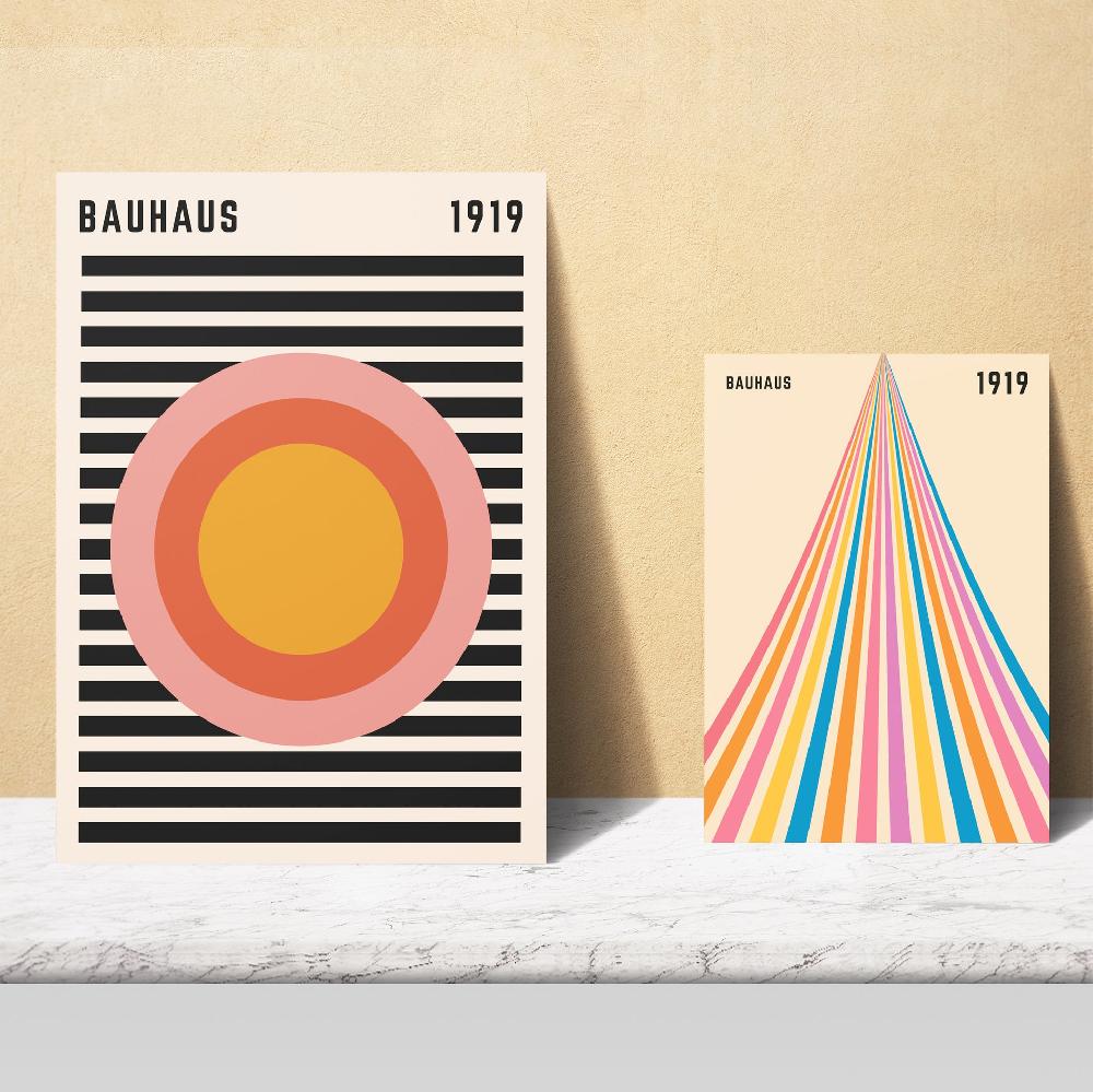 nacnic Geometrico Bauhaus colores pastel Outlet