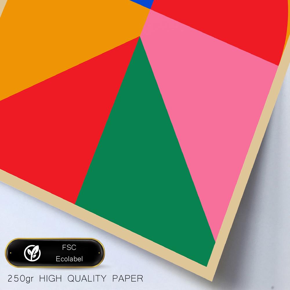 nacnic Geometrico Bauhaus lleno de color Outlet online