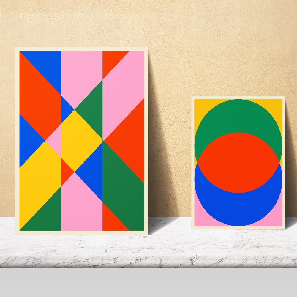 nacnic Geometrico Bauhaus lleno de color Outlet online