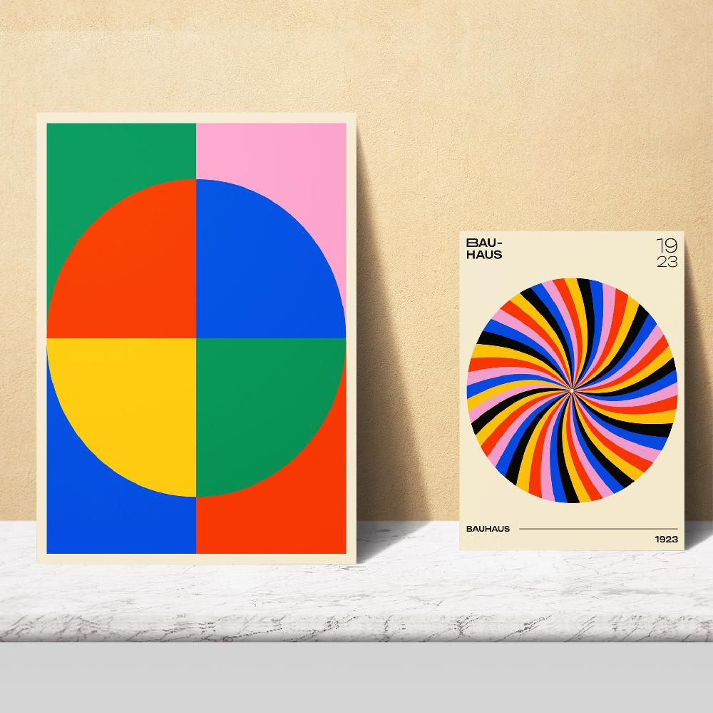 nacnic Formas Geometricas Bauhaus colores llamativos Rebajas