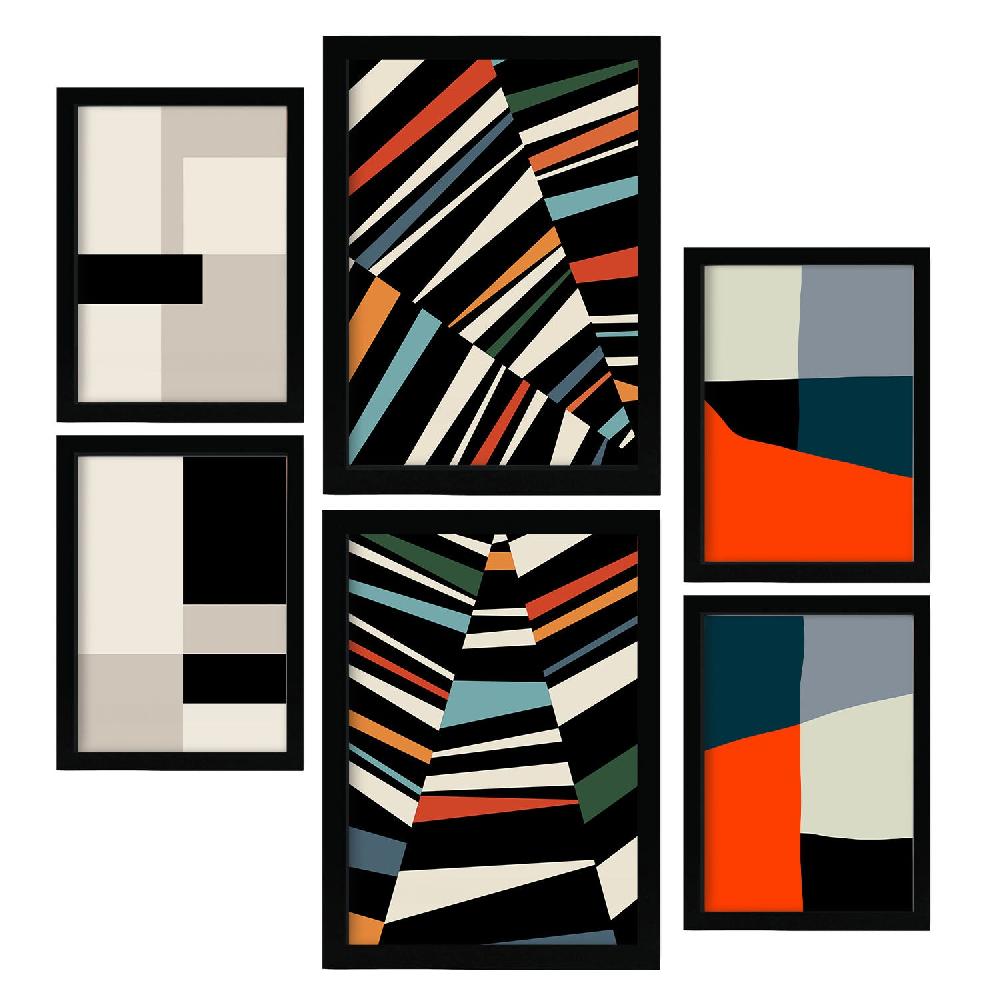 nacnic Conjunto de 6 Láminas de Arte Pastiche Nacnic Rebajas baratas