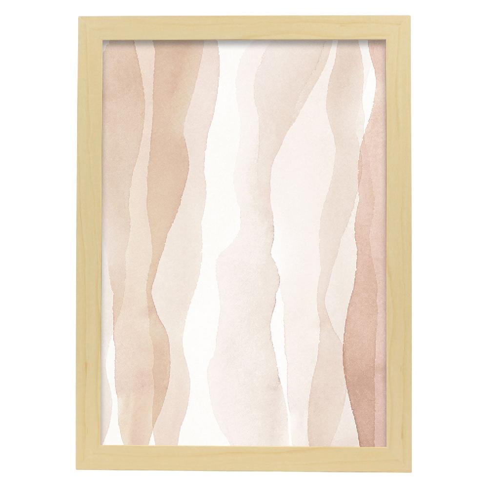nacnic Lámina de Arte Abstracto en Tonos Marrones Envío gratis