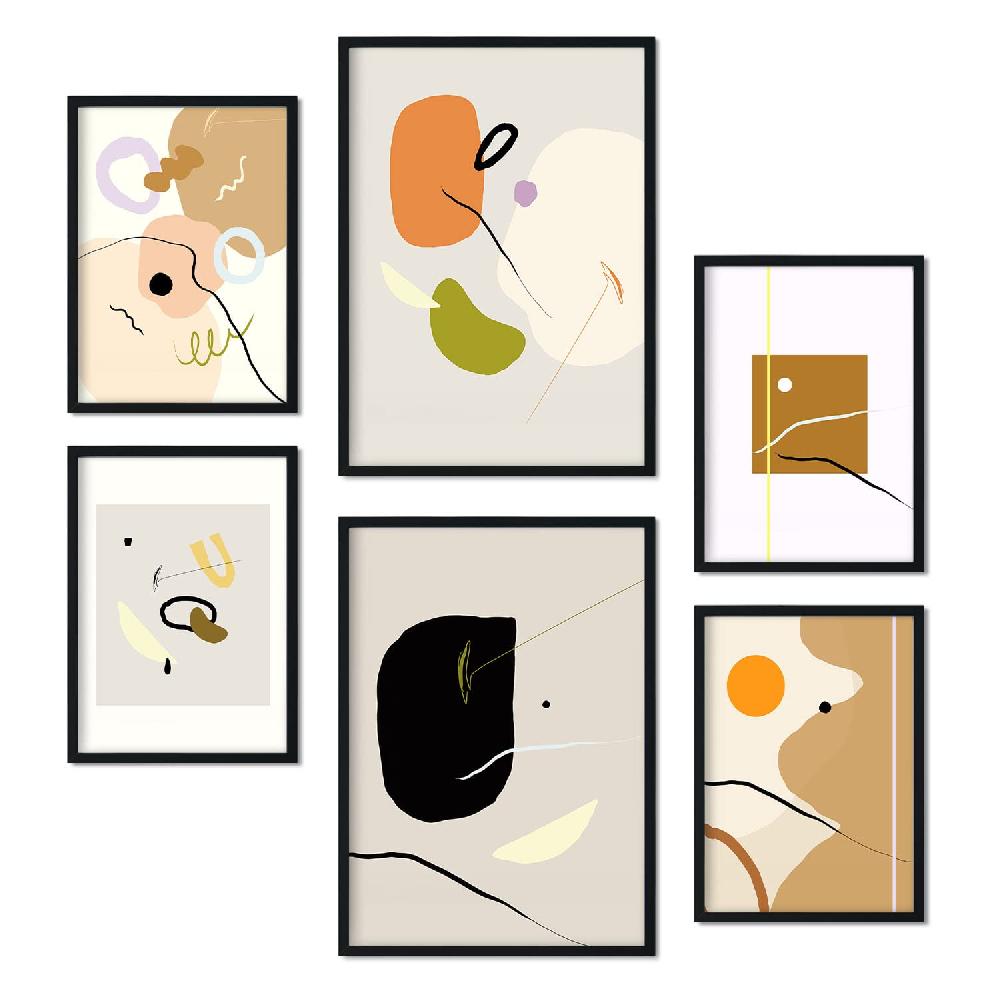 nacnic Set de 6 Láminas de Minimalismo Estética Collage COMPRAR AHORA