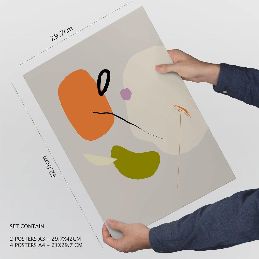 nacnic Set de 6 Láminas de Minimalismo Estética Collage COMPRAR AHORA