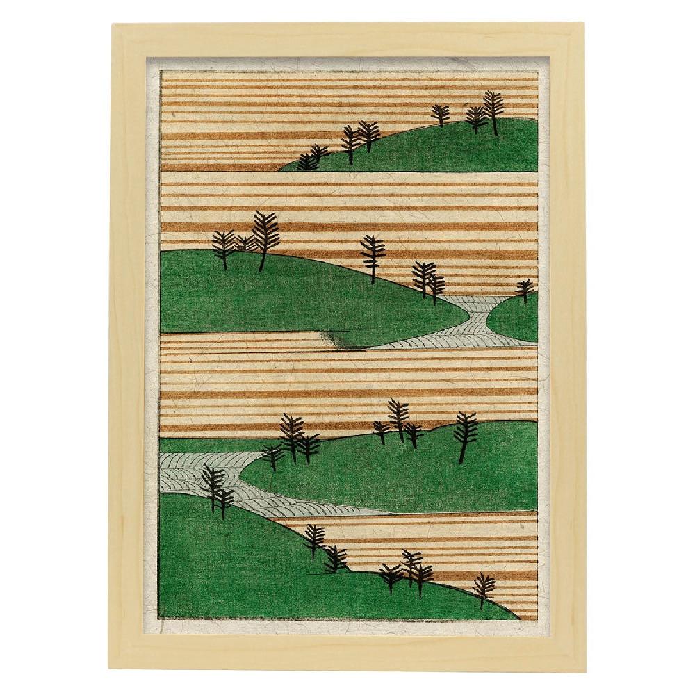 nacnic Lámina Vintage Japonesa Shin 21 de Revista Bijutsukai Precio de fábrica