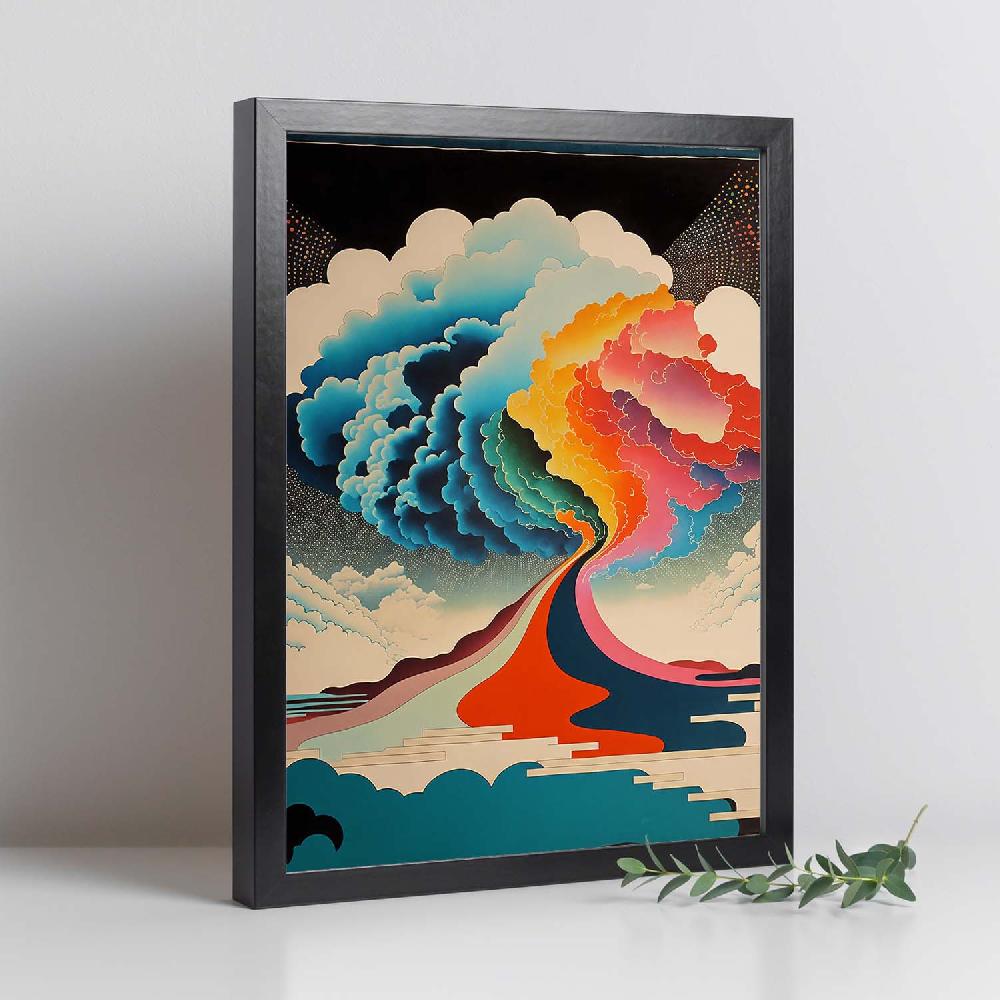 nacnic Nacnic Laminas Abstractas Surrealistas Ukiyo 40 para Diseño de Dormitorio o Sala de Estar Promoción por tiempo limitado