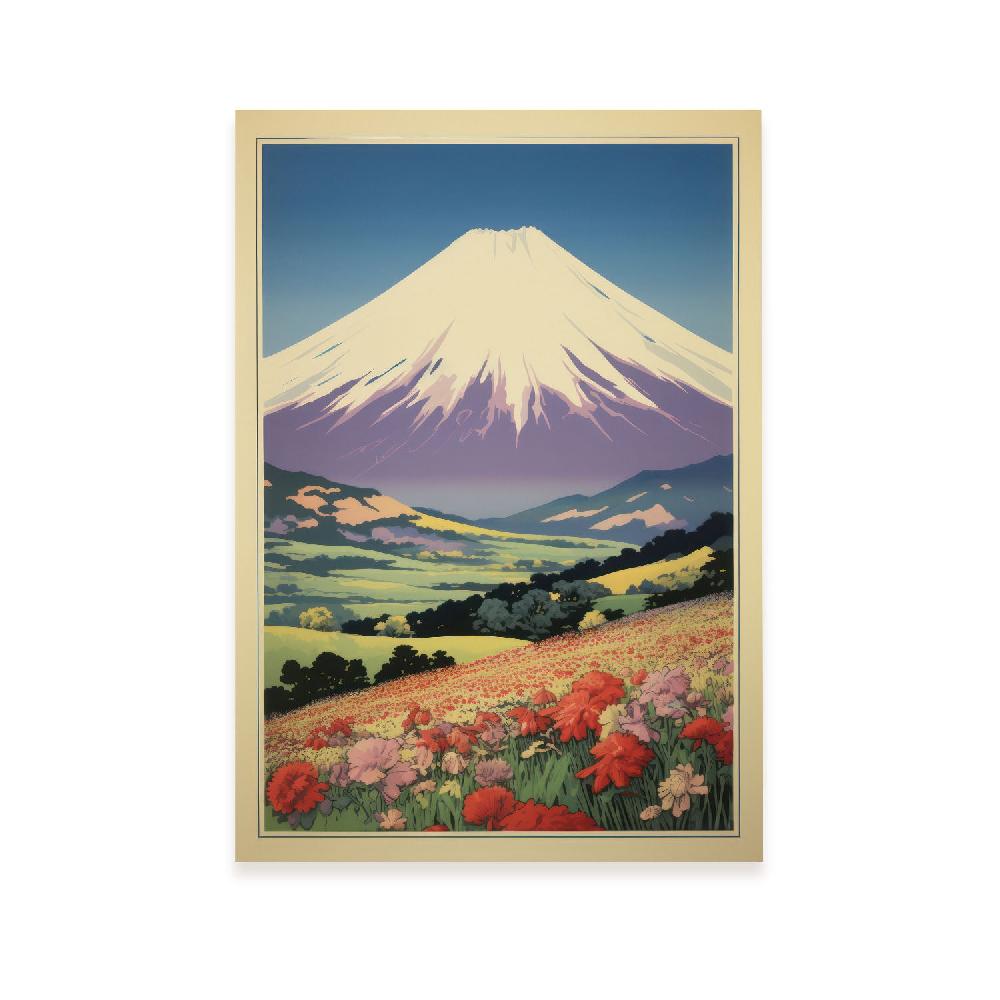 nacnic Nacnic Lámina Ecléctica del Monte Fuji en Japonés
