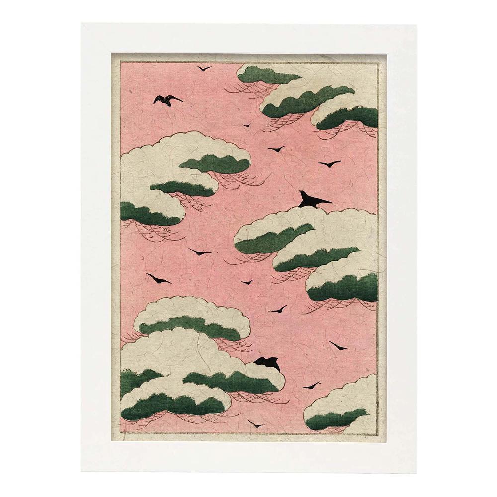 nacnic Lámina Vintage Japonesa Shin Bijutsukai 01 Superdescuento