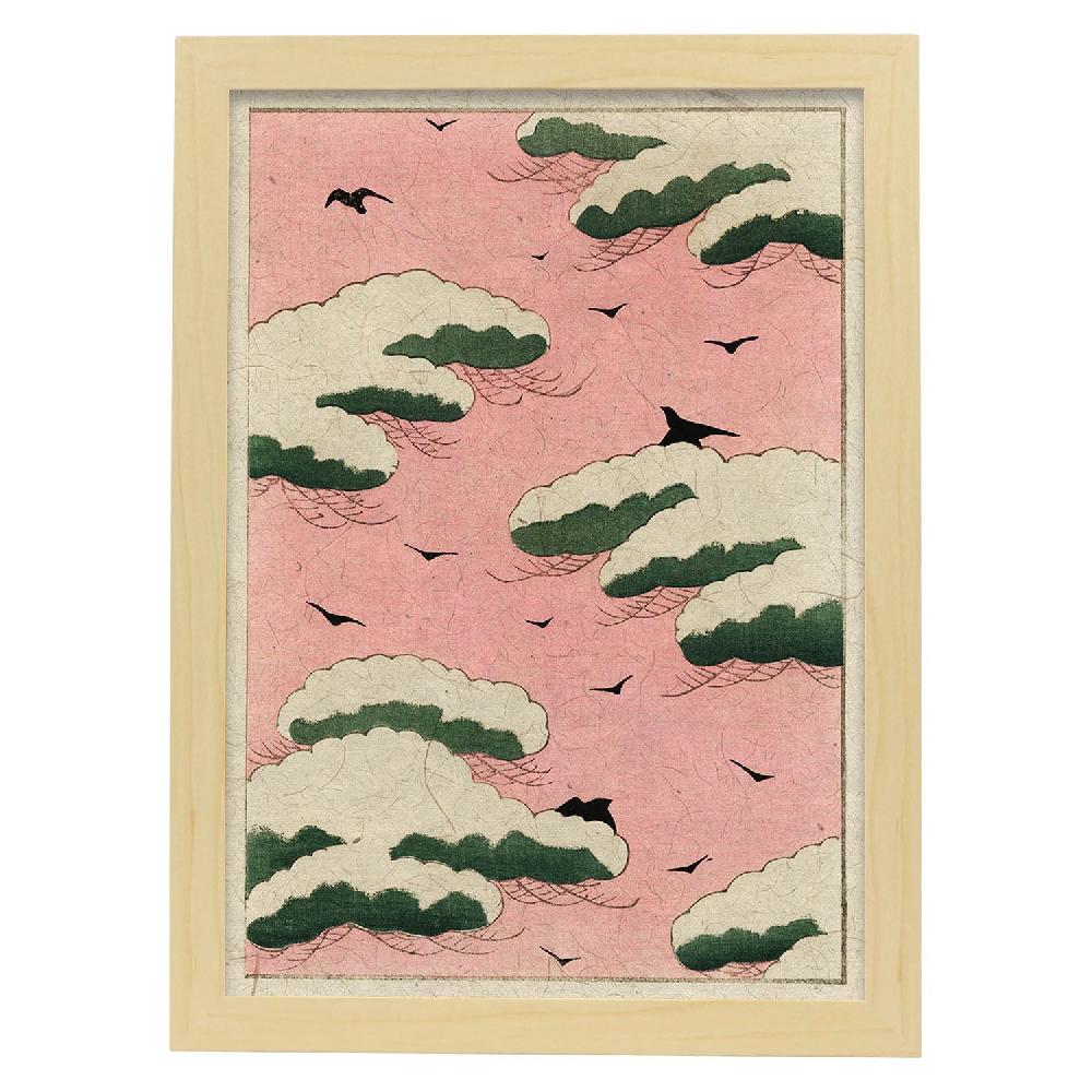 nacnic Lámina Vintage Japonesa Shin Bijutsukai 01 Superdescuento
