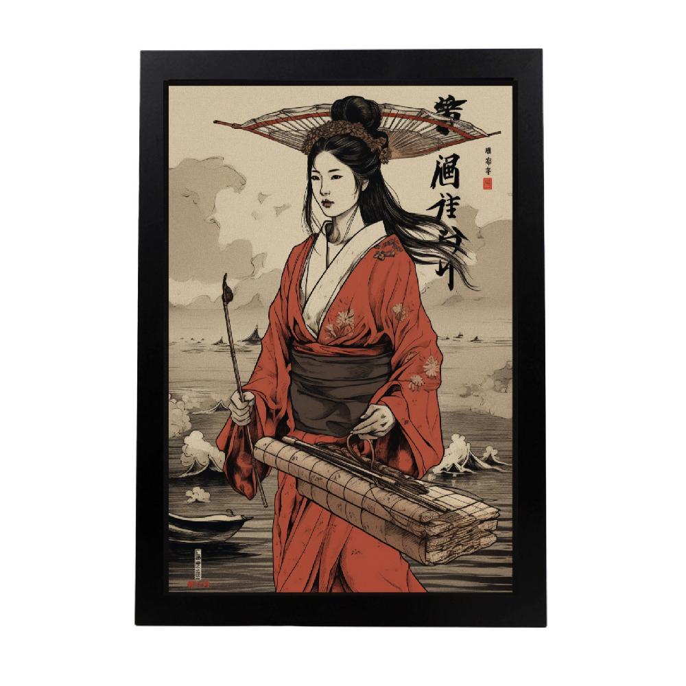 nacnic Lámina de Arte Pirata Estilo Japonés Michaeld