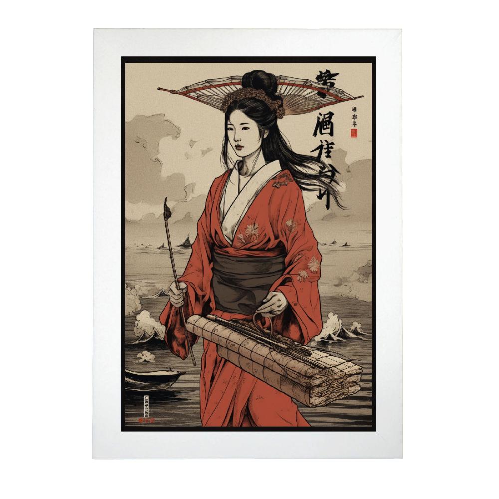 nacnic Lámina de Arte Pirata Estilo Japonés Michaeld Envío internacional gratuito