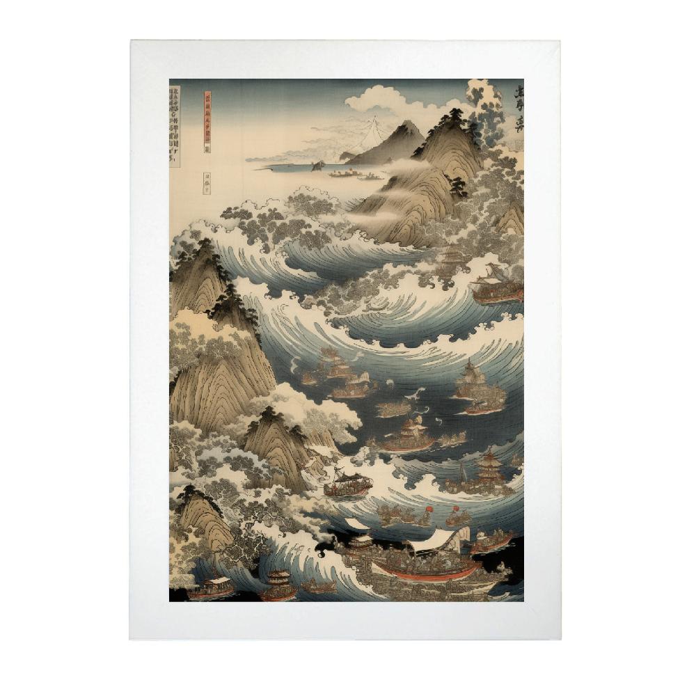 nacnic Póster de Katsushika Hokusai En oferta