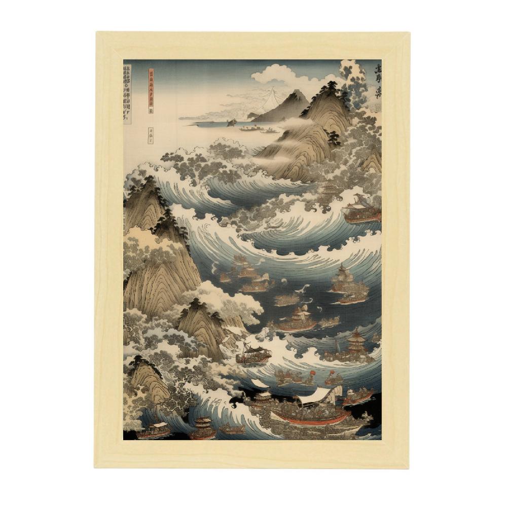 nacnic Póster de Katsushika Hokusai En oferta