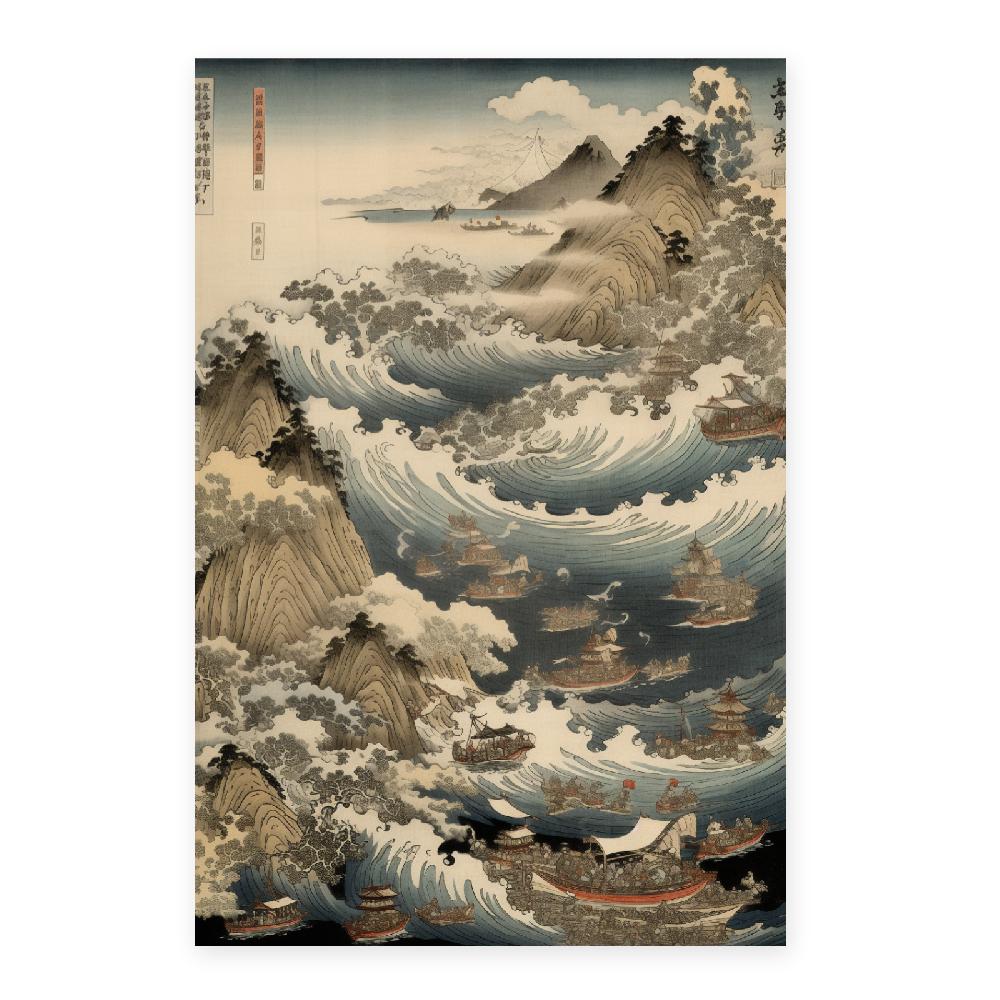 nacnic Póster de Katsushika Hokusai En oferta