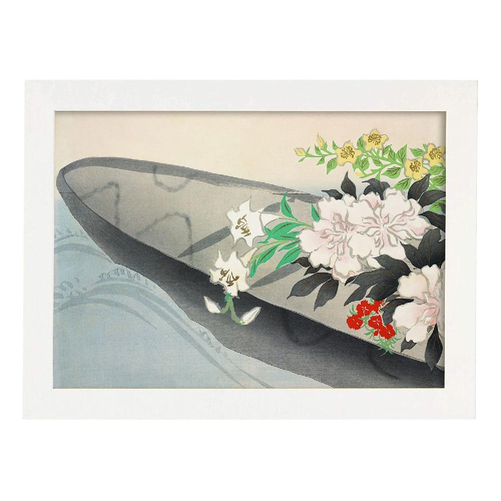 nacnic Lámina Rinpa 22 con Ilustraciones de Kamisaka Sekka Descuentos del mes