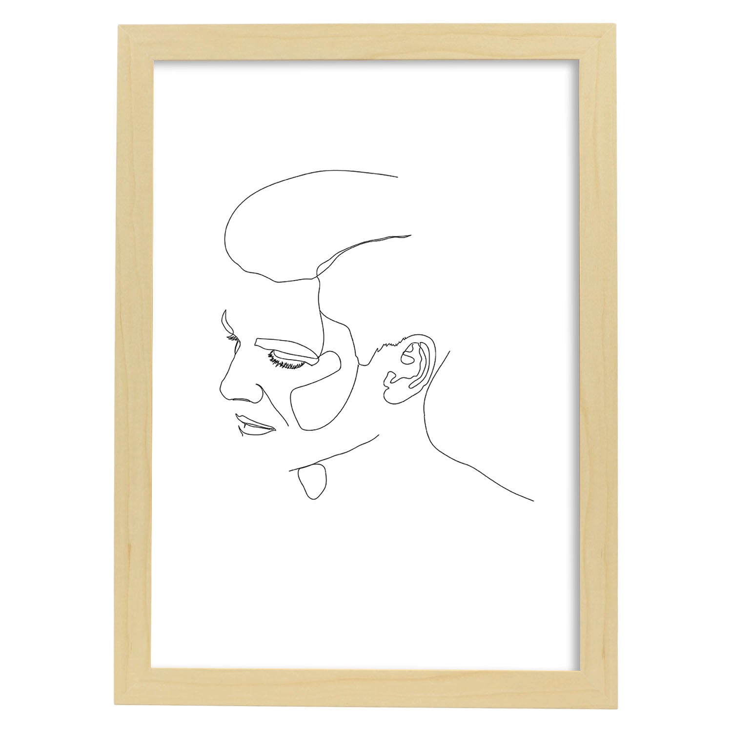 nacnic Lámina Nórdica Rostro Masculino 6 COMPRAR AHORA