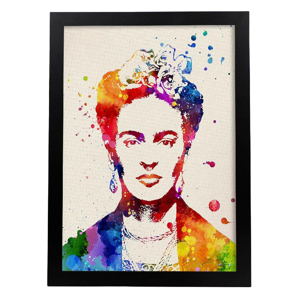 nacnic Lámina Estilo Acuarela Frida Kahlo 2 Ahorra y exporta