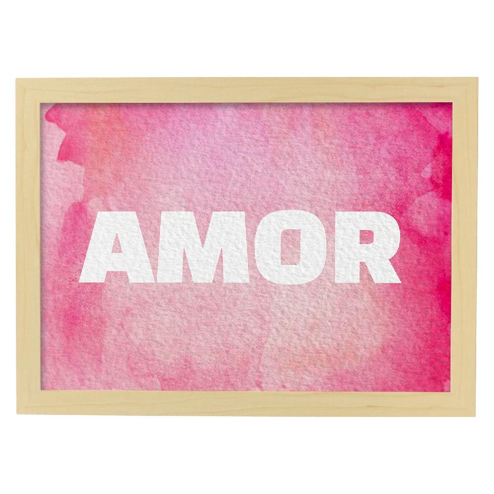 nacnic Lámina de Amor Colorida con Acuarela Venta caliente