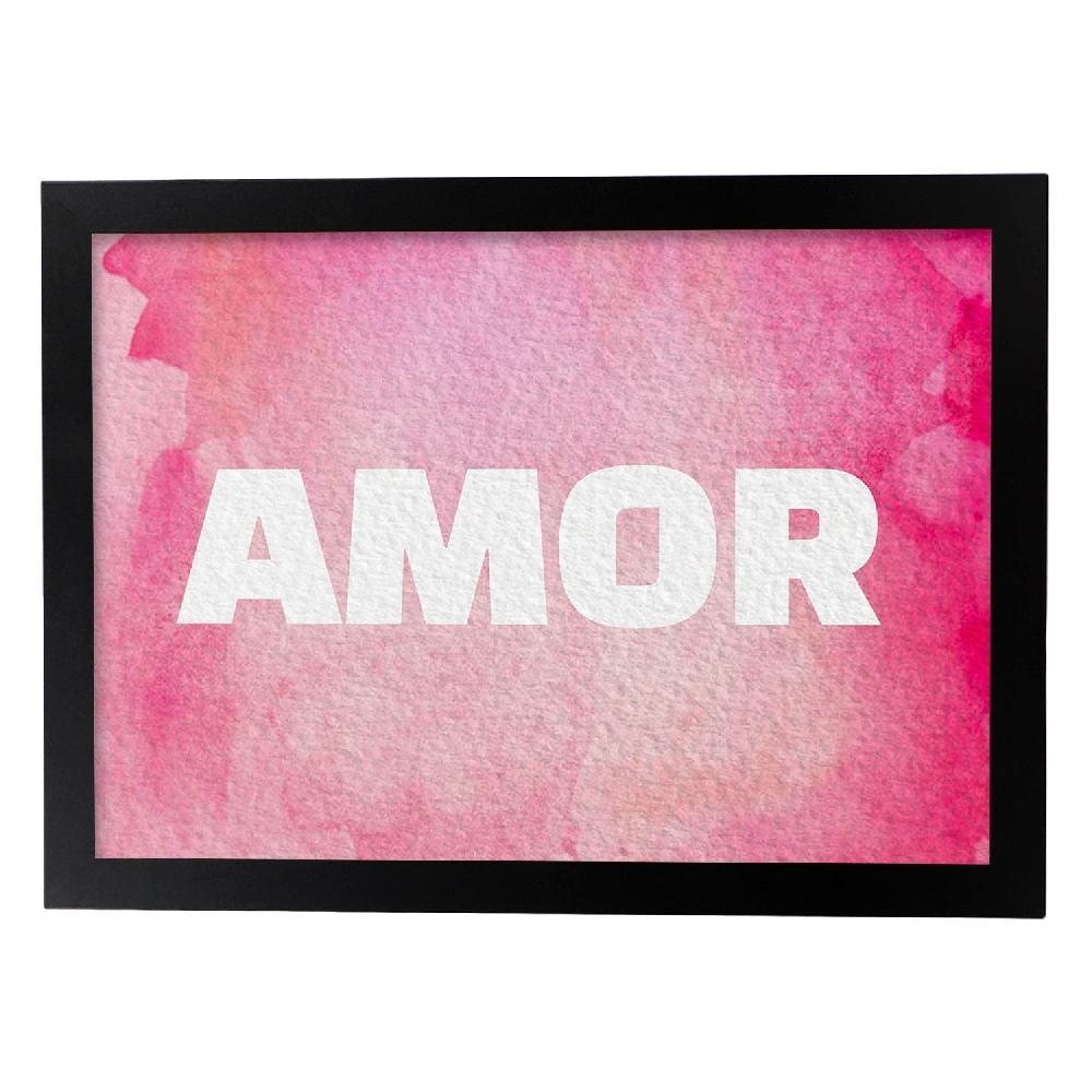 nacnic Lámina de Amor Colorida con Acuarela Venta caliente