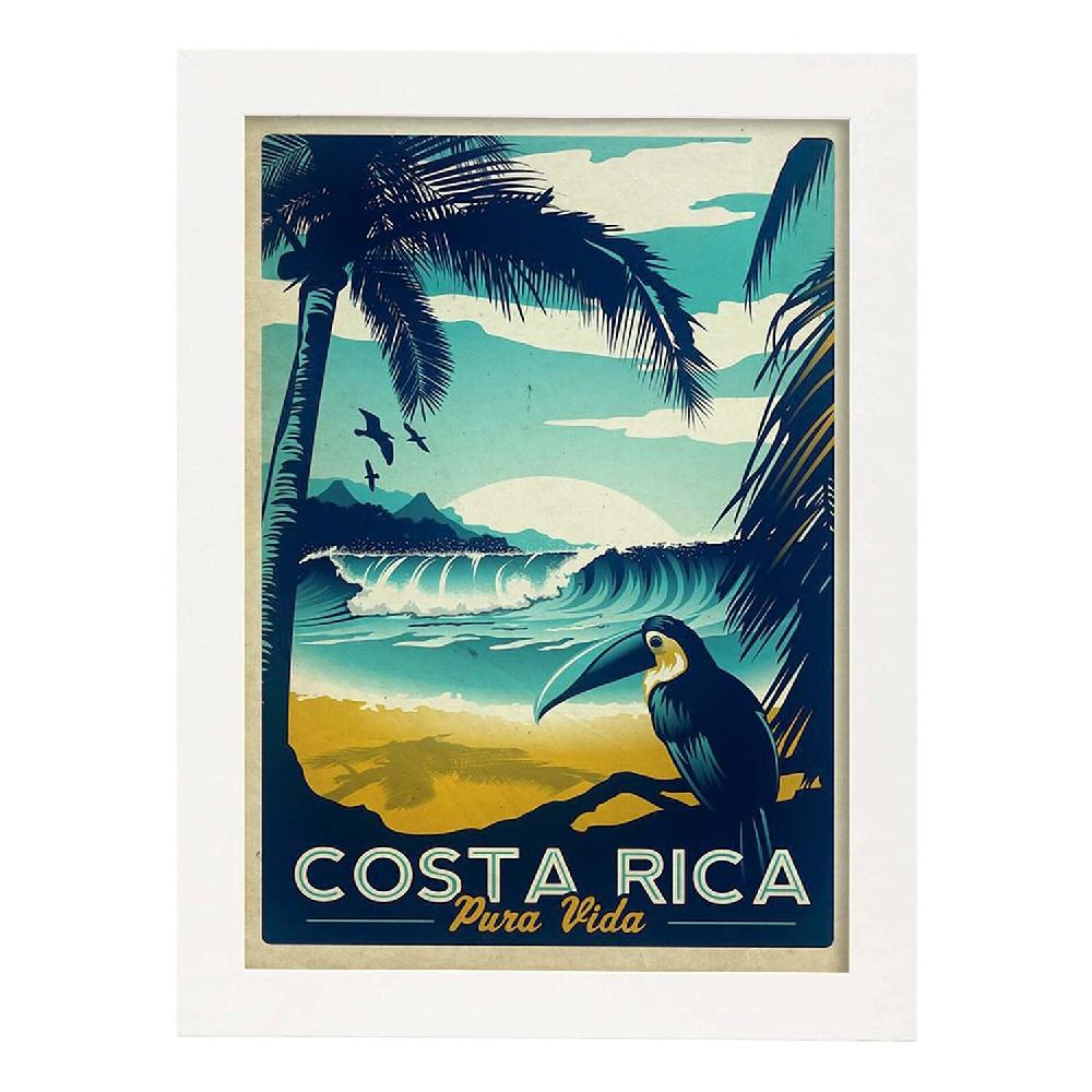 nacnic Poster Vintage de Costa Rica Último día