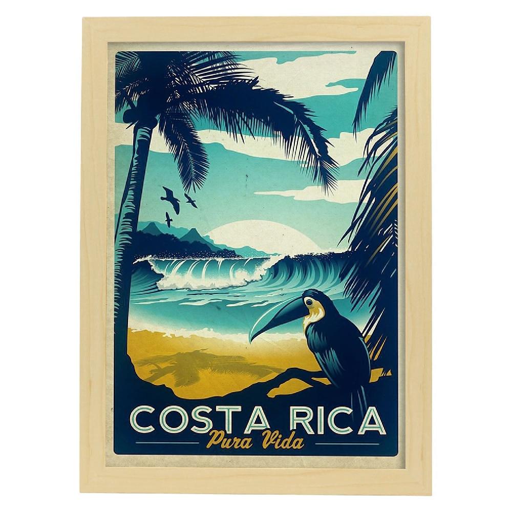 nacnic Poster Vintage de Costa Rica Último día
