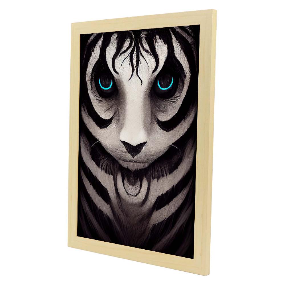 nacnic Lámina Dinámica de Tigre estilo T. Burton de Nacnic Oferta exclusiva