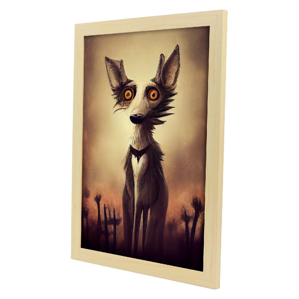 nacnic Lámina de Coyote Decidido estilo T. Burton de Nacnic Descuento por venta flash