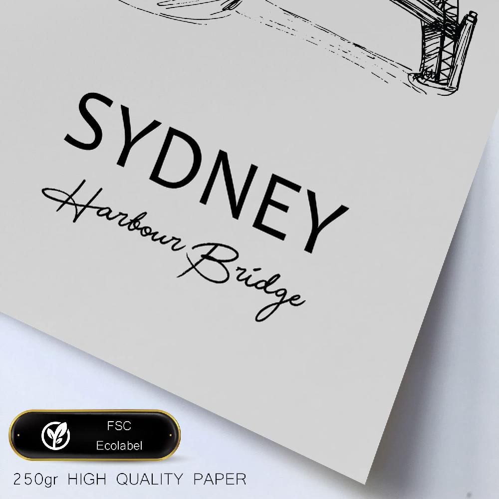 nacnic Conjunto de 6 Láminas Ilustradas de Australia en Estilo Nórdico Rebajas online