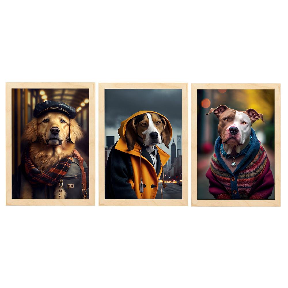 nacnic Láminas Divertidas de Animales con Ropa Humana Colección de 25 COMPRAR AHORA