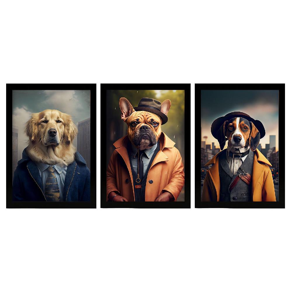 nacnic Ilustraciones Divertidas de Animales con Ropa Humana Colección Set 23 - Láminas