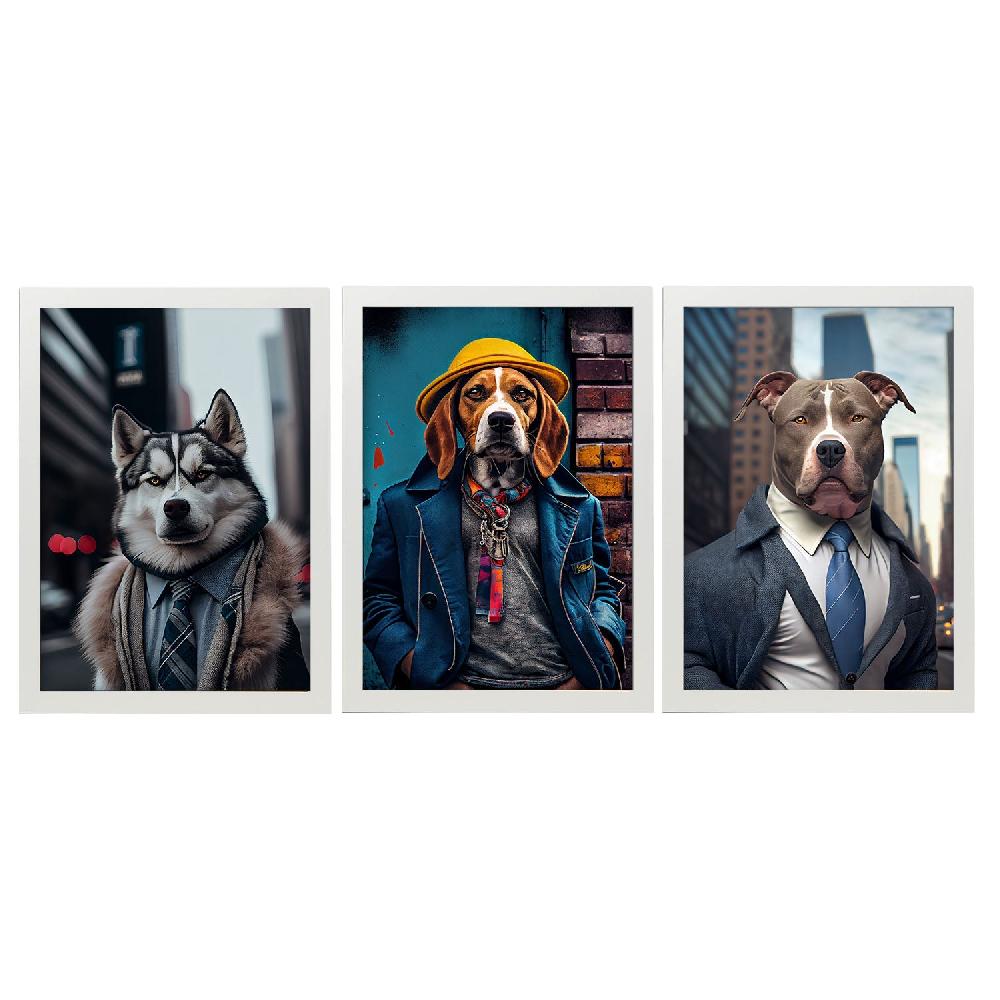 nacnic Ilustraciones Divertidas de Animales con Ropa Humana Colección de 16 Láminas Solo queda un día