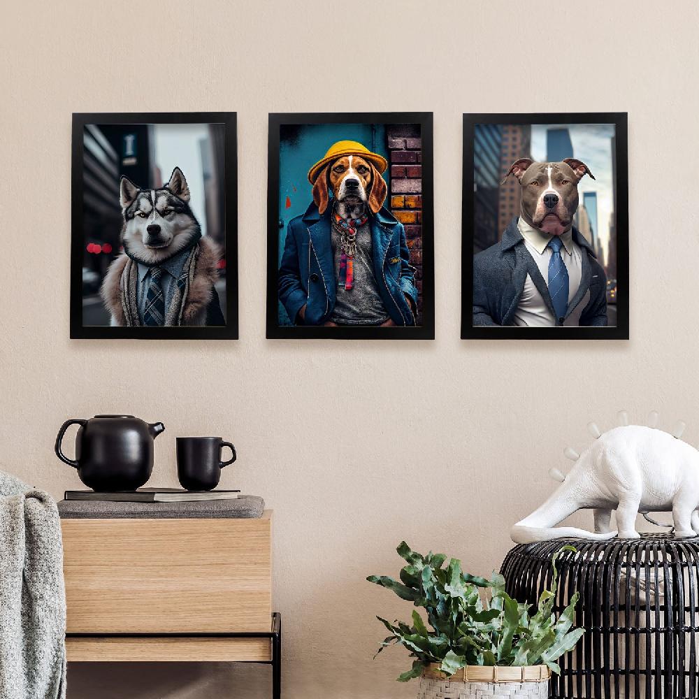 nacnic Ilustraciones Divertidas de Animales con Ropa Humana Colección de 16 Láminas Solo queda un día