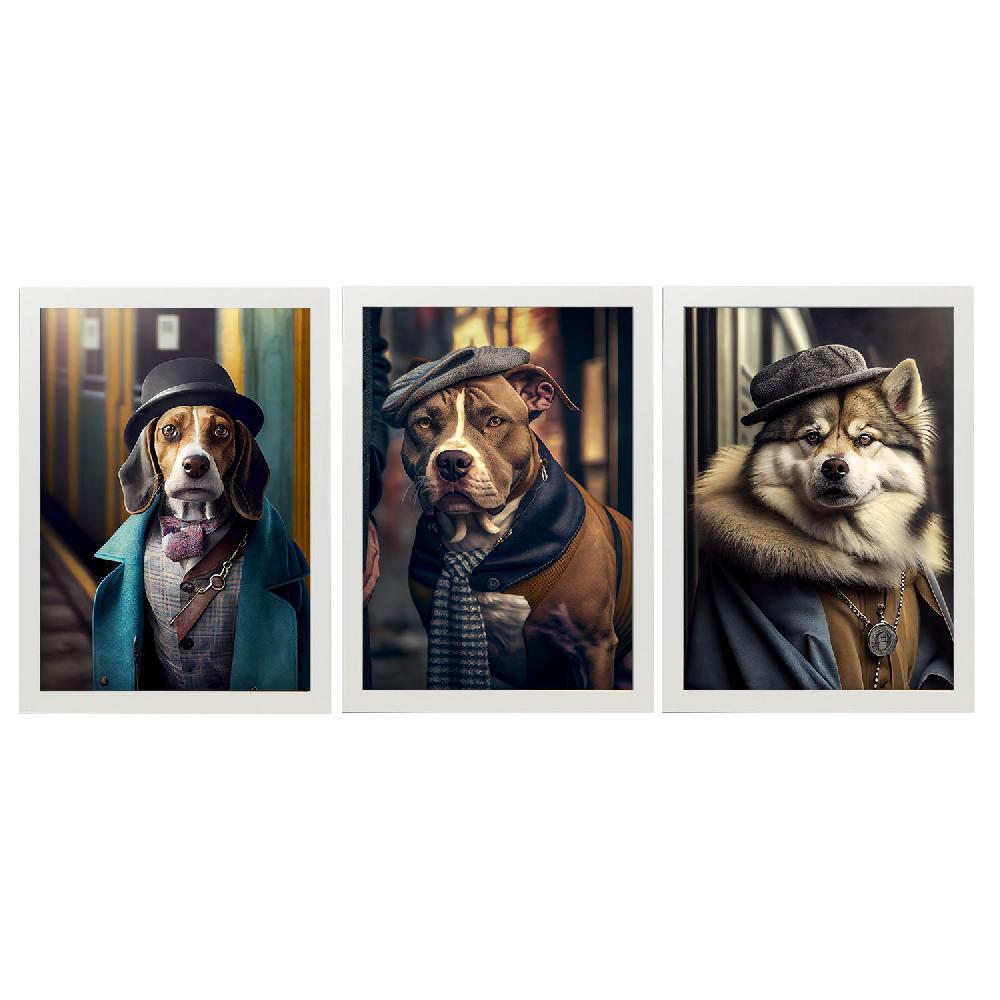nacnic Divertidas Ilustraciones Realistas de Animales en Ropa Humana - Colección de 15 Láminas para Interiorismo Superdescuento