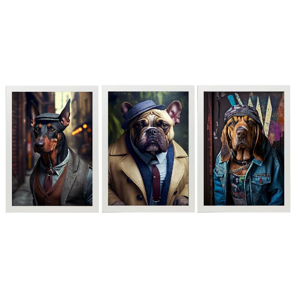 nacnic Láminas Divertidas de Animales en Ropa Humana Colección de 12 Envío internacional gratuito
