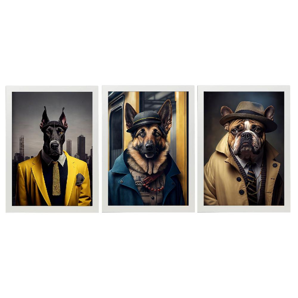 nacnic Colección de Láminas de Animales Vestidos en Estilo Humano Tienda de fábrica