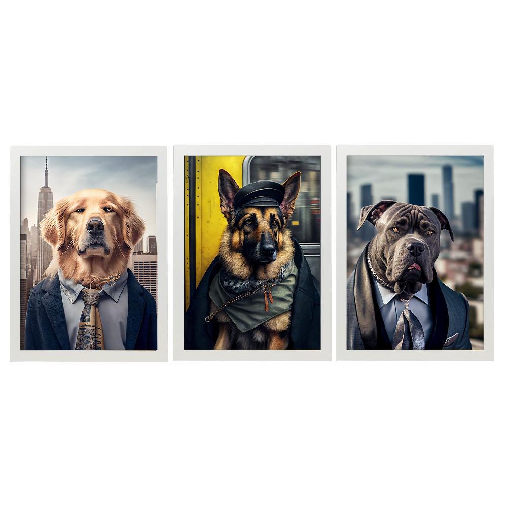 nacnic Láminas de Animales con Ropa Humana Colección Set 7 En oferta